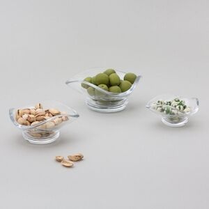 Sin Set of 3 Urch Glass Decorative Bowls